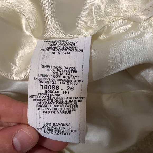 🤎NWT Vintage Scott McClintock wedding dress - Picture 8 of 11